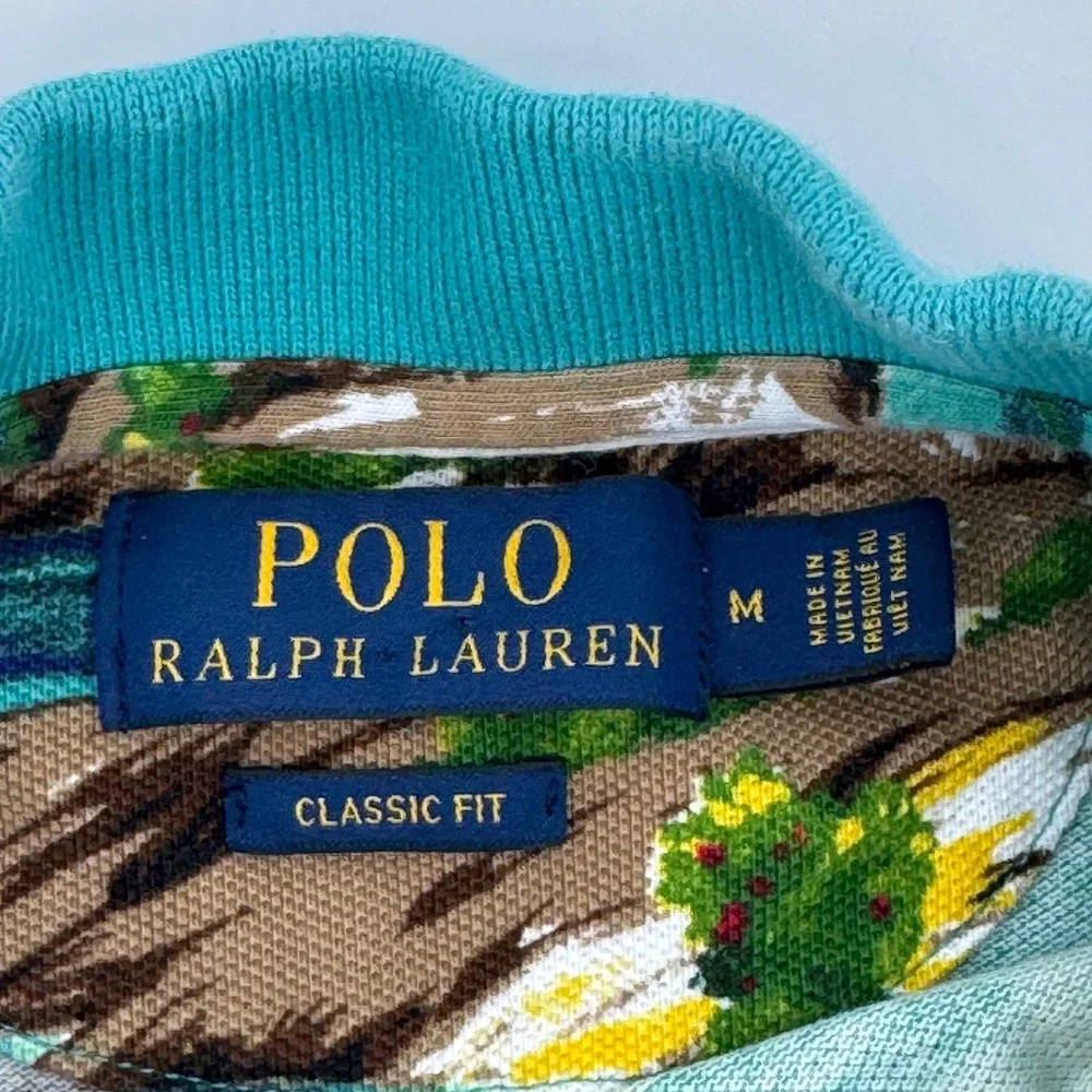 Polo Ralph Lauren Hawaiian Scenic Polo Shirt Classic Fit M